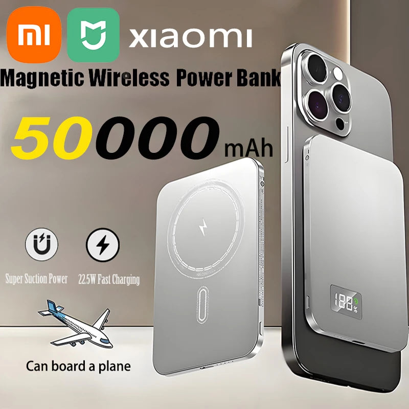 Xiaomi Mijia Magnetic Wireless PowerBank For iPhone/Samsung