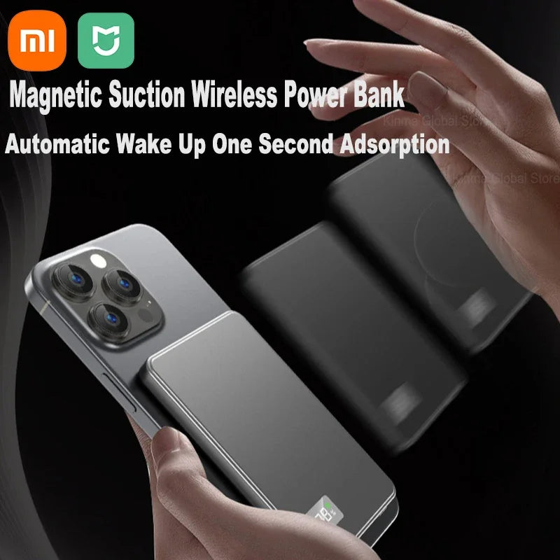 Xiaomi Mijia Magnetic Wireless PowerBank For iPhone/Samsung