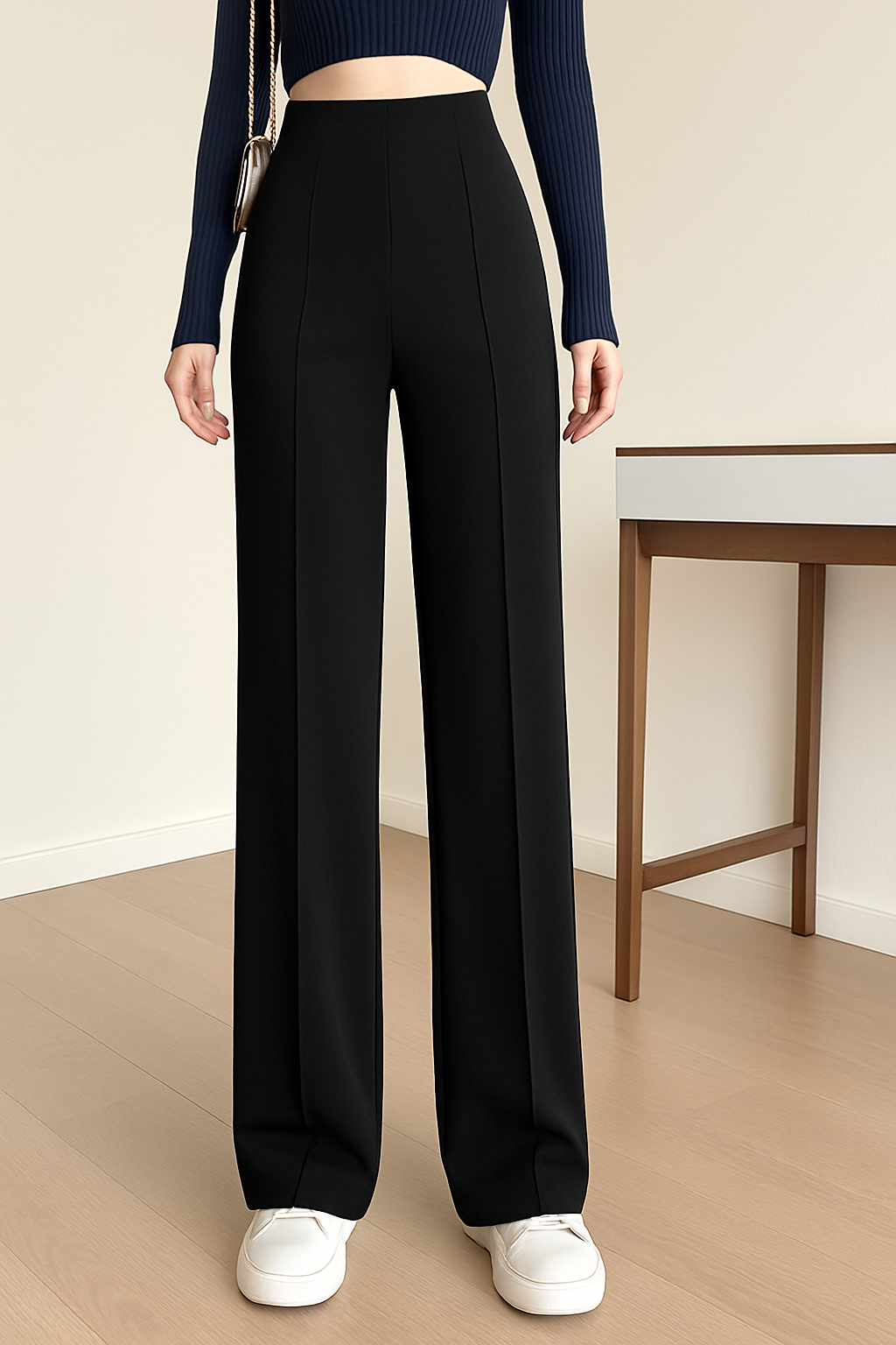 Merayla Fashion – High Waist Wide-Leg Pants | Effortless Comfort &amp; Style