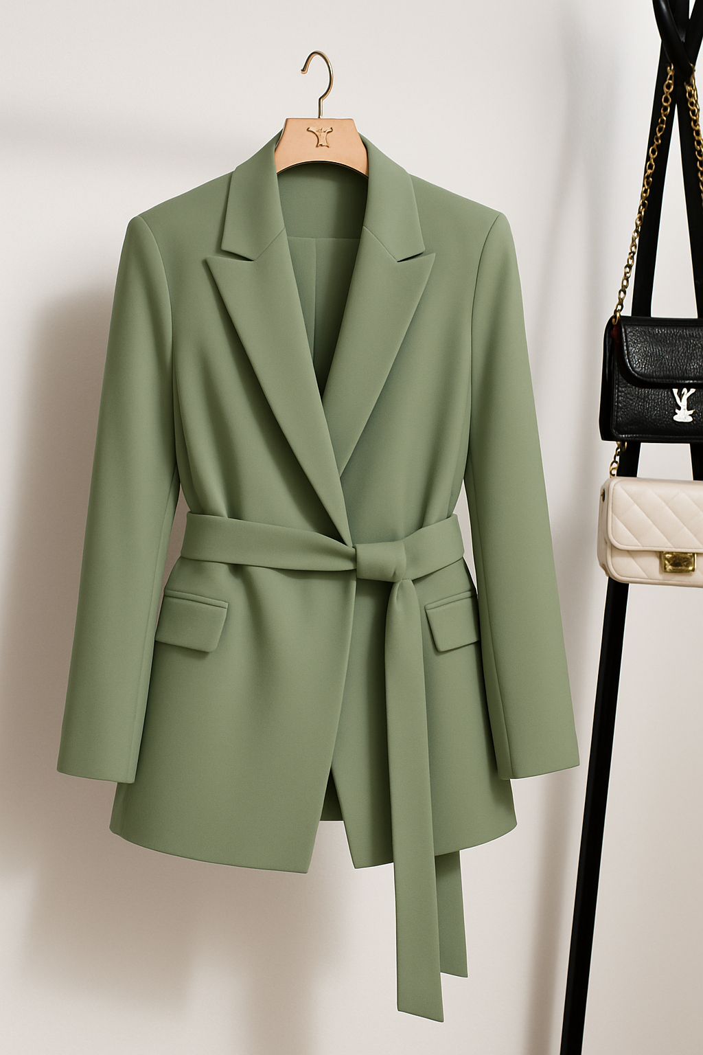 Waist-Tie Fitted Blazer – Effortless Sophistication for Every Occasion
