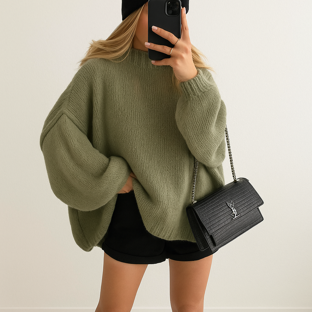 Merayla Fashion – Loose Fit Pullover Sweater | Cozy, Chic &amp; Confident