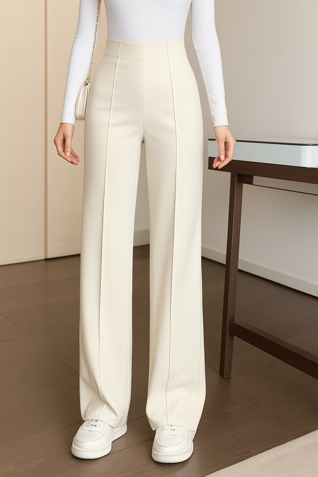 Merayla Fashion – High Waist Wide-Leg Pants | Effortless Comfort &amp; Style